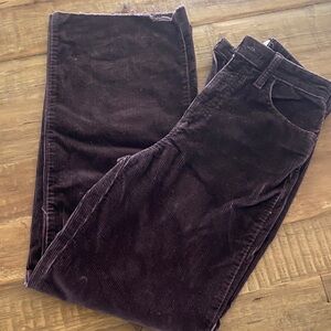Universal Thread Corduroy Boot Cut Pants in Deep Plum